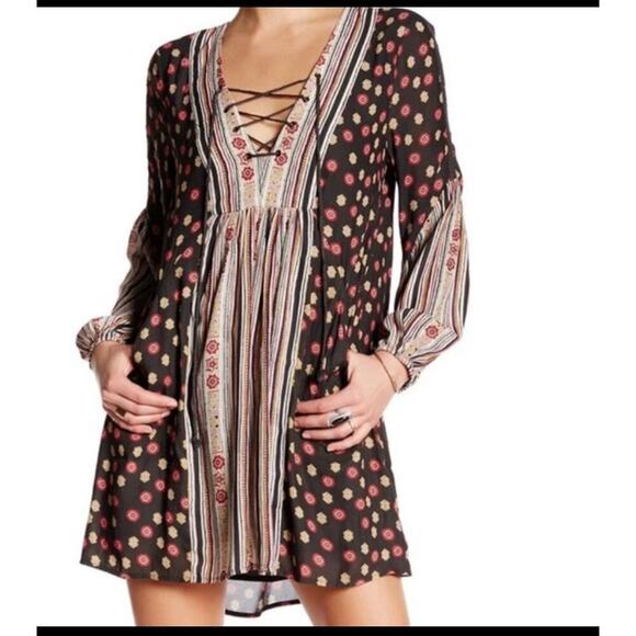 Free People Rain or Shine Tunic Dress - Picture 1 of 9